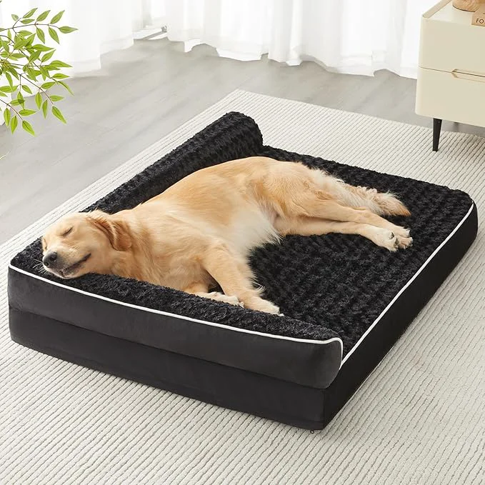 Secure BFPETHOME Orthopedic Dog Beds for Large Dogs-Waterproof Sofa Dog Bed Excellent