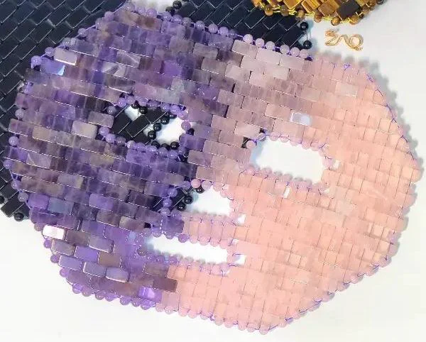 Professional AMETHYST CLARITY ROSE QUARTZ SELF-LOVE FACE MASK – HandmadeWeighted Face MaskHealth BenefitsHealing Benefits of Rose QuartzHealing Benefits of Amethyst Next-Generation