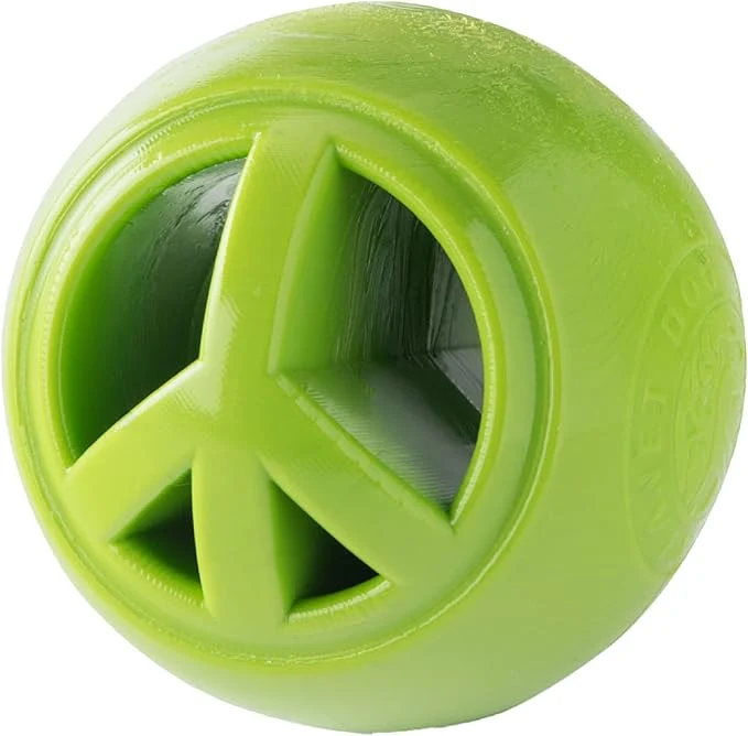 First-Class Outward Hound Nooks Peace Interactive Durable Treat-Dispensing Dog Toy Stuffable Puzzle Ball for Solo Play or Pair with Large Snoop Mint-Scented BPA-About This Trendy