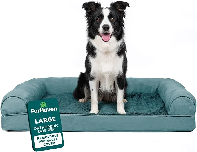 Exceptional FurHaven Orthopedic Dog Bed for Large Dogs Sofa Contour Mattress High-End