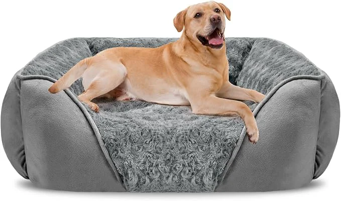 Top-Quality INVENHO XX-Large Dog Bed Rectangle Washable Orthopedic Soft Calming Sleeping Breathable