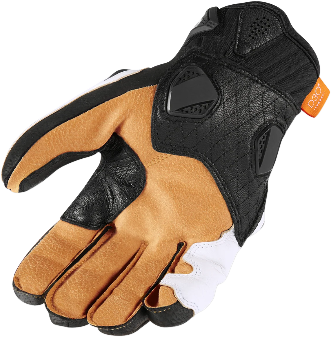 Enhanced ICON Hypersport™ Short Gloves – White – 2XL 3301-3555 Top-Quality