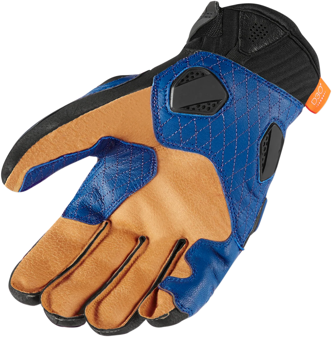 Optimized ICON Hypersport™ Short Gloves – Blue – Small 3301-3539 Sustainable