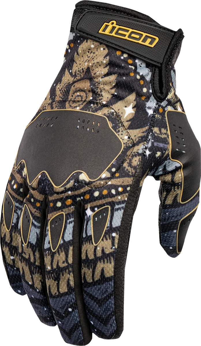 Optimized ICON Hooligan Daytripper™ Gloves – Black – Medium 3301-4648 Powerful