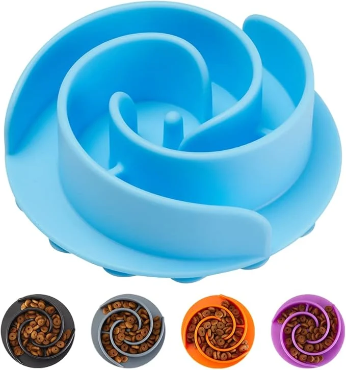 Recyclable Slow Feeder Dog Bowls Insert Animire Soft Silicone Slow Eating Dog Food Bowl for Small Medium and Large Dogs Compatible with Regular and d BowlsAbout ThisOverview Relaxed