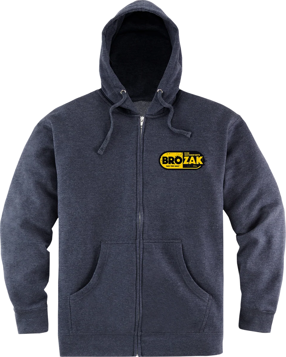 Outstanding ICON Brozak™ Zip Hoodie - Navy - XL 3050-6384 Next-Generation