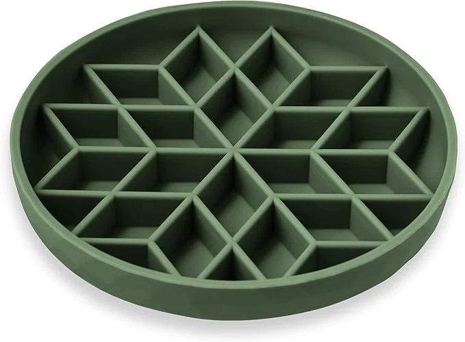 Trusted OHMO Slow Feeder Dog Bowls Camo Green 7.3 for Medium Small Large Breeds Non-Slip Slow Feeder Cat Bowl with Suction Cup Durable Food-Grade Silicone Anti-Chocking and Anti-BloatAbout ThisOverview Secure
