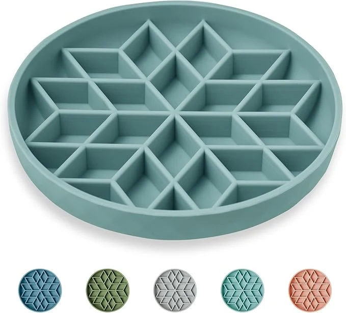 Exceptional OHMO Slow Feeder Dog Bowls Celestial 7.3 for Medium Small Large Breeds Non-Slip Slow Feeder Cat Bowl with Suction Cup Durable Food-Grade Silicone Anti-Chocking and Anti-BloatAbout ThisOverview Professional