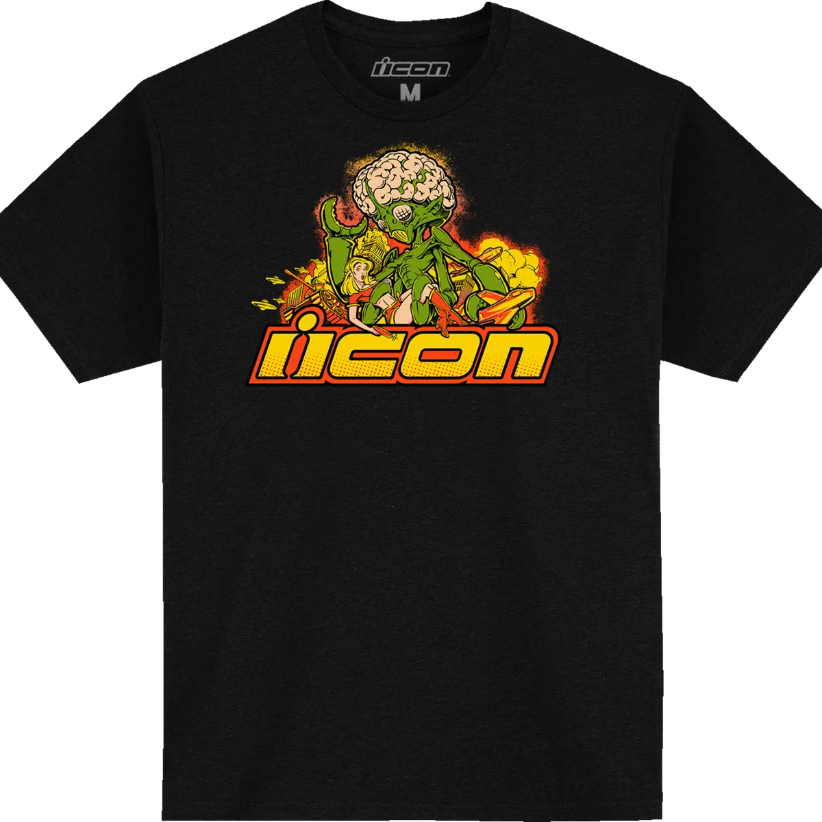 Fashionable ICON Bugoid Blitz™ T-Shirt – Black – Large 30302363 Crafted
