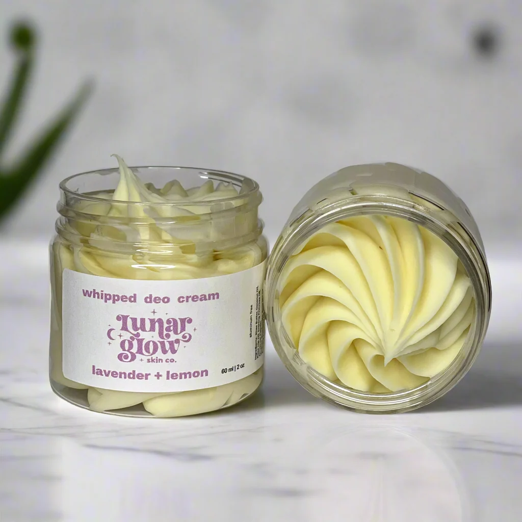 Breathable Lavender Lemon Whipped Deo Cream Luxury