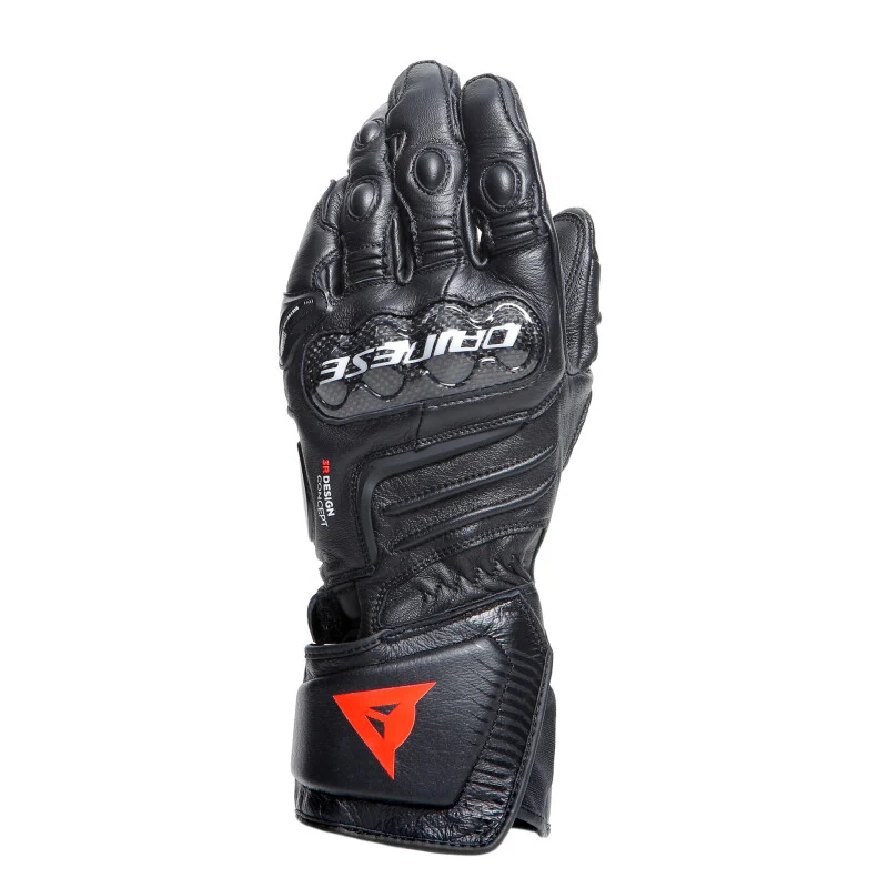 Sophisticated Dainese Carbon 4 Long Leather Gloves Black Black Black – Large Dependable