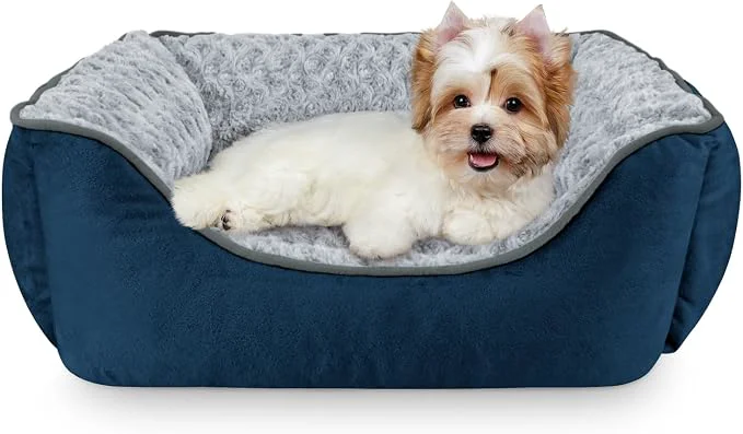 Authentic JOEJOY Rectangle Dog Bed for Large Medium Small Dogs Sophisticated