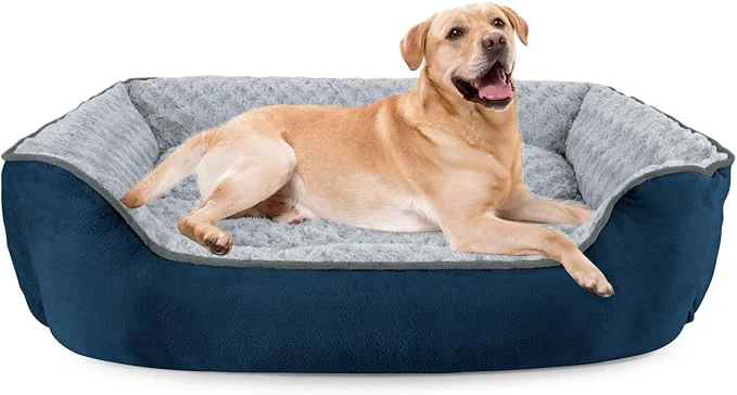 Efficient JOEJOY Rectangle Dog Bed for Large Medium Small Dogs Environmentally Friendly