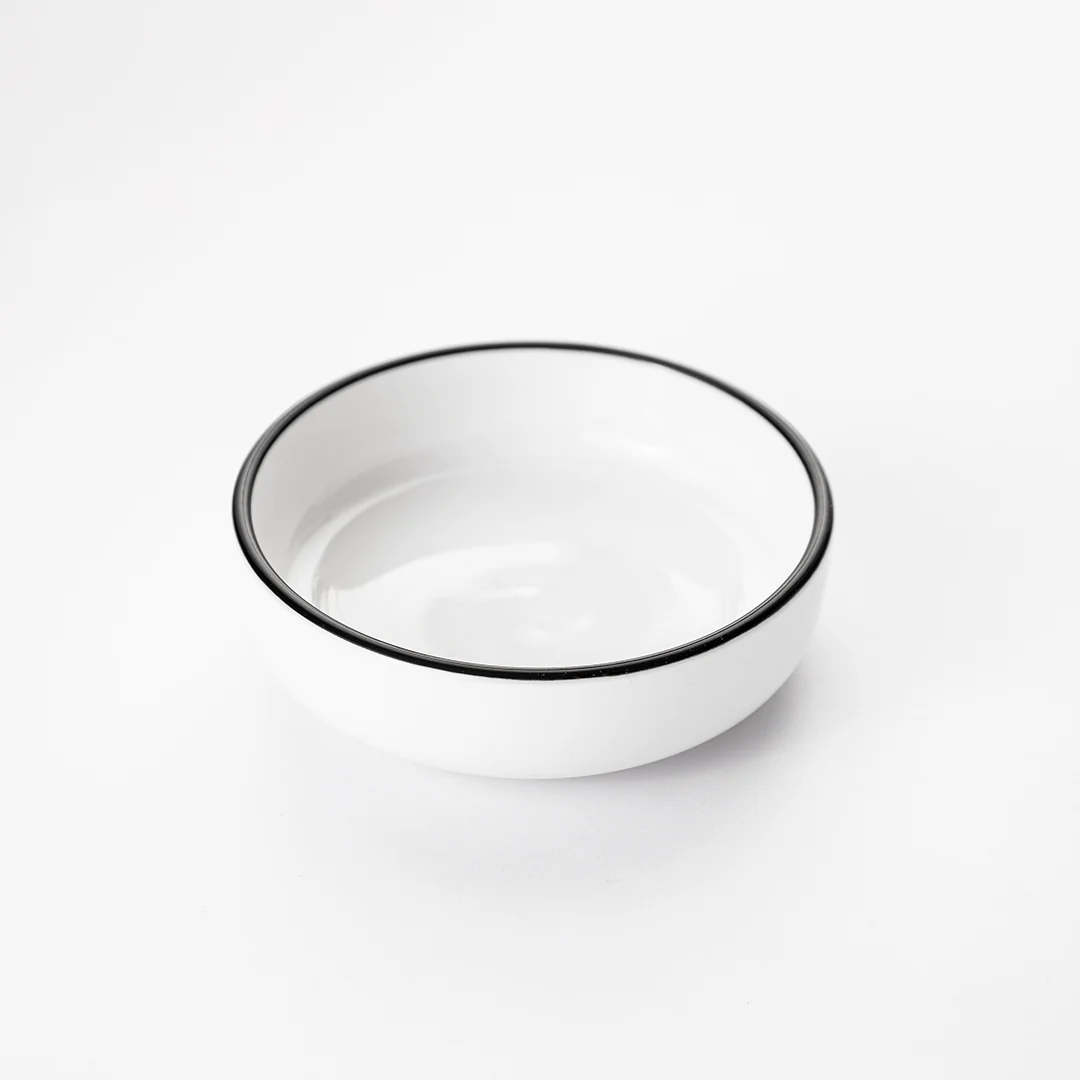 Fashionable Round Dipping Dish Elegant