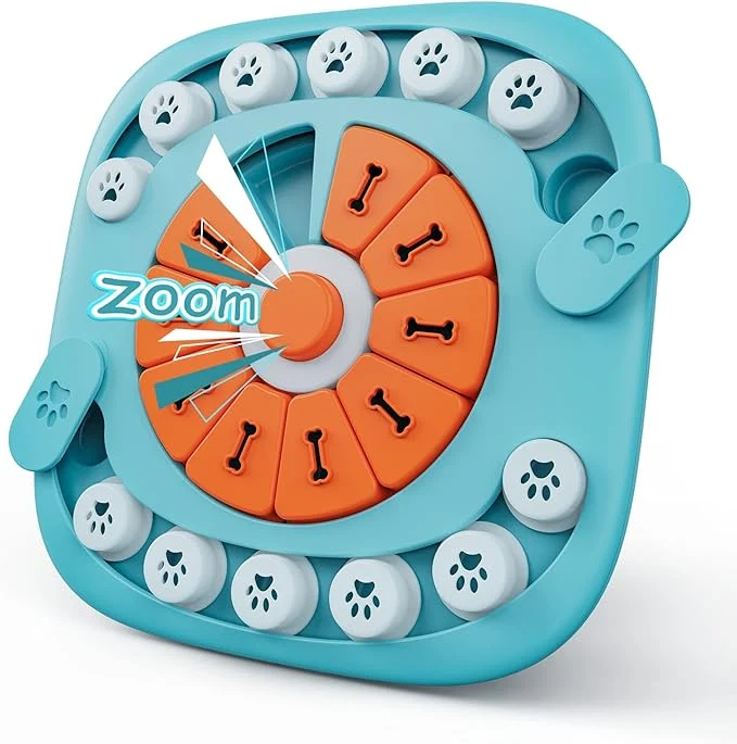 Sustainable Dog Puzzle Toys Interactive Treat Puzzle Dog Toy for IQ Training Mental Stimulating Squeaky Design for Large Medium Small DogsAbout This Crafted