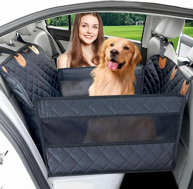 Excellent Paw Jamboree Dog car seat Cover for Back seat Hard Bottom Half Dog car seat Cover Passenger Friendly Back seat Extender for DogsAbout ThisOverview Unique
