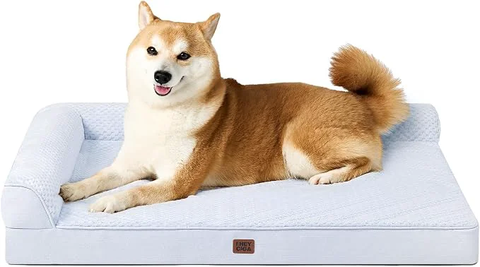 Superior EHEYCIGA Memory Foam Dog Bed Large Size Dogs Orthopedic Dog Bed Large Green