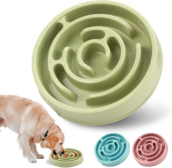 Versatile Slow Feeder Dog Bowls Puzzle Dog Bowl with Anti-Slip Slow Feeder Non-Slip Design Boredom and Anxiety Reducer Suitable for All Breed Dogs and CatAbout ThisOverview Practical
