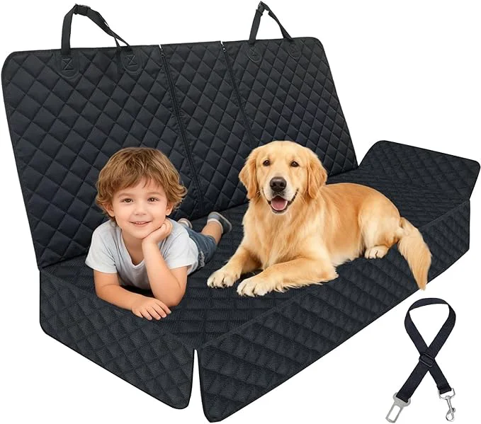 Long-Lasting Dog Car Seat Cover for Back Seat Pet Cover for Dogs Waterproof Nonslip Car Seat Covers Protector Scratchproof Pet Bench Seat Covers for Cars Truck SUVAbout ThisOverview Outstanding