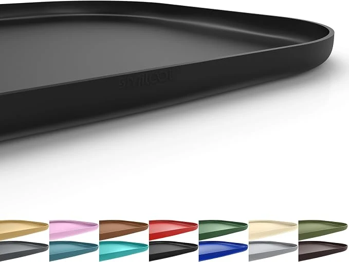 Eco-Friendly Silicone Pet Feeding Mat with Raised Edge Versatile