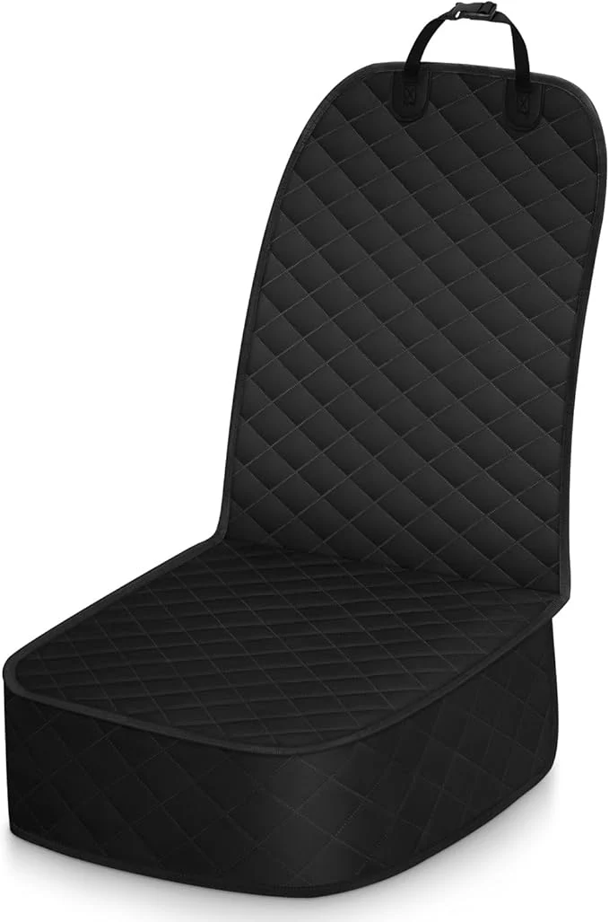 Clean Dog Car Seat Covers Waterproof Scratch-Proof Pet Front Cover for Cars Nonslip Pet Passenger Seat Cover Protector Universal Fit for Cars Trucks SU Large BlackAbout ThisOverview Stylish