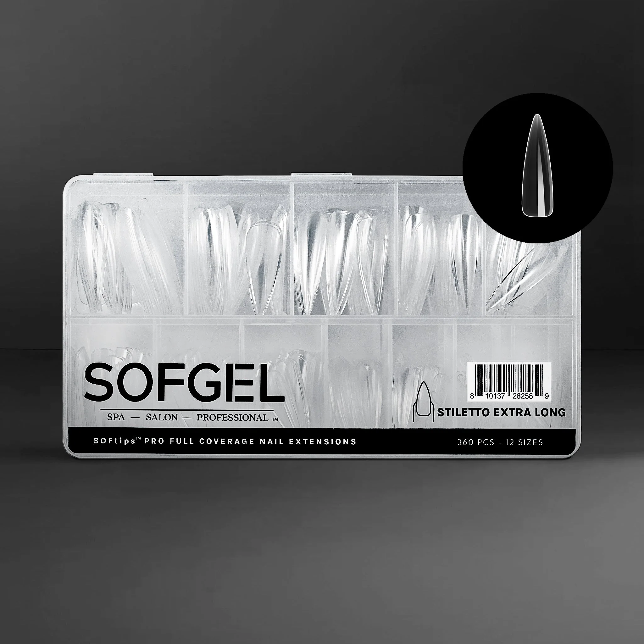 Prestigious SOFTIPS PRO™ XII – Standard Stiletto XL Easy-to-Use