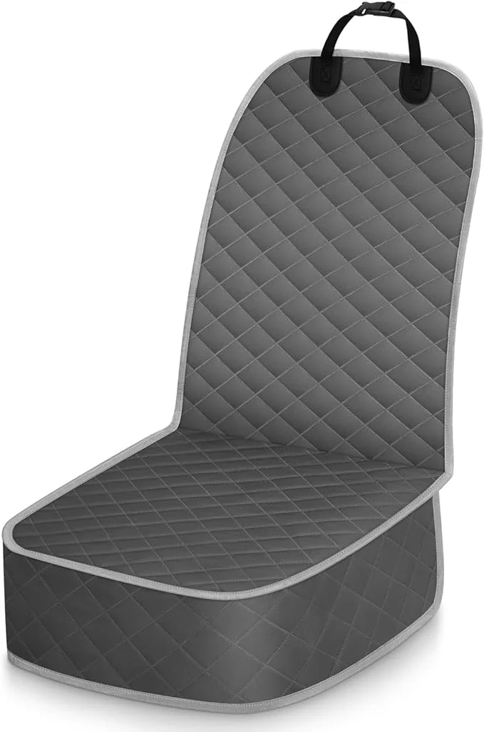 Optimized Dog Car Seat Covers Waterproof Scratch-Proof Pet Front Cover for Cars Nonslip Pet Passenger Seat Cover Protector Universal Fit for Cars Trucks SU Medium GreyAbout ThisOverview Outstanding