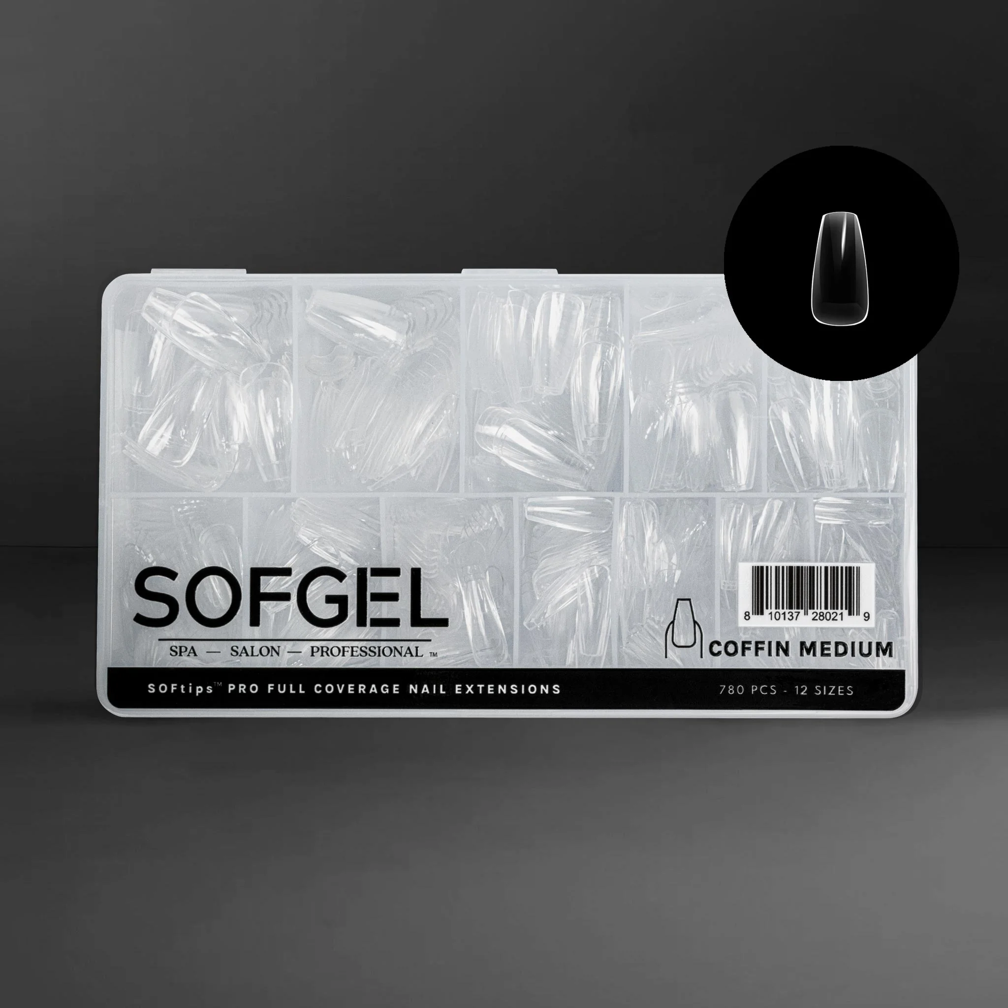 Healthy SOFTIPS PRO™ XII – Standard Coffin Medium Exclusive