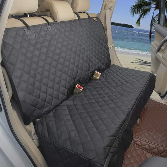 Effective Deluxe More Durable Waterproof Backseat Protector High Heat Resistant and Nonslip Back Seat Cover for Dogs Kids Universal Size Fits Cars Trucks SUAbout ThisOverview High-End