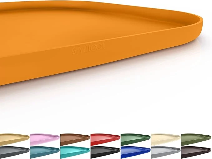 Innovative Silicone Pet Food Mat with Raised Edge Refined