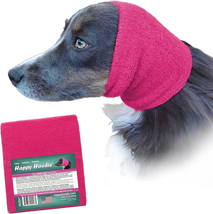 Efficient Happy Hoodie The Dog Cat Calming Band – American Brand – Anxiety Relief Noise Protection-Grooming-Thunder-Fireworks Large Pink – Since 2008About ThisOverview Modern