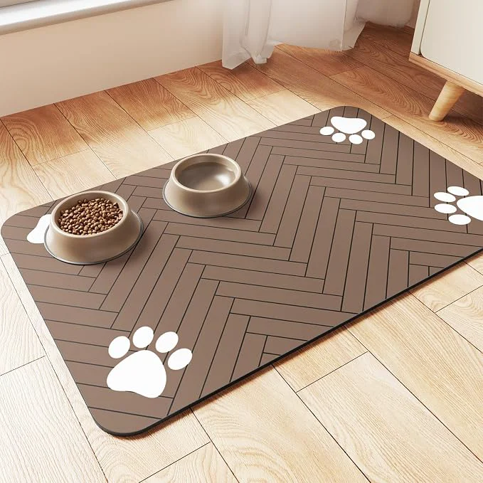 Powerful Pet Feeding Mat-Absorbent Pet Placemat Premium