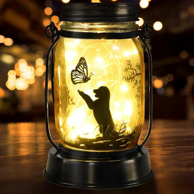 Next-Generation kyoryuger Dog Solar Lanterns Retriever Dog Solar Lights Golden Retriever Gifts Prestigious
