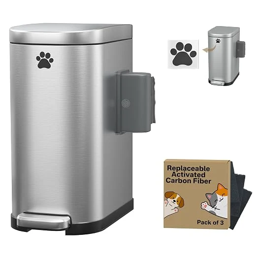 Fine Crafted Dog Poop Trash Can Outside Durable