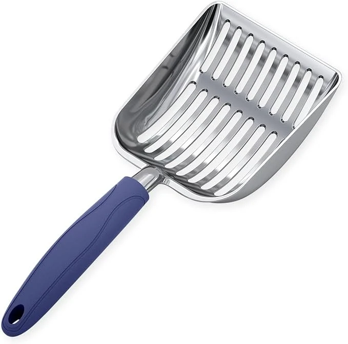 Superior WePet Cat Litter Scoop Aluminum Alloy Sifter Kitty Metal Scooper Deep Shovel Long Handle Poop Sifting Kitten Pooper Lifter Durable Heavy Duty for Litter BoxAbout This Classic