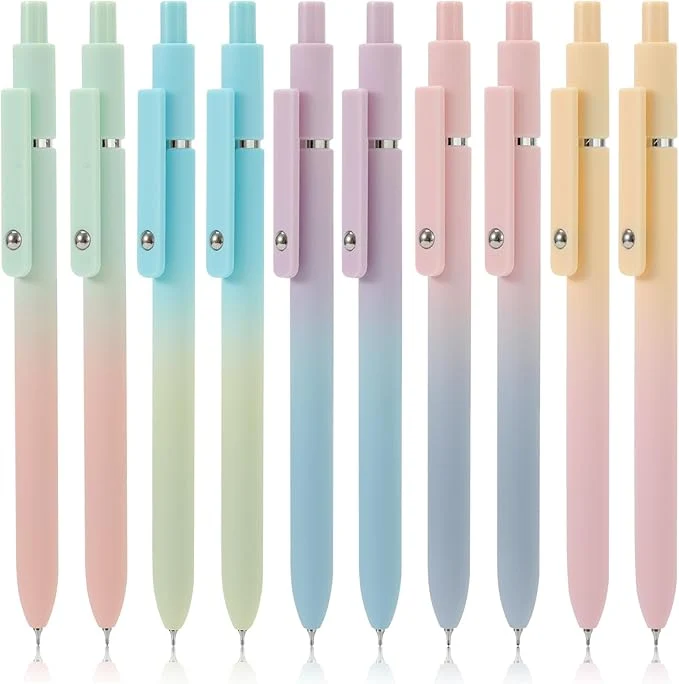 Fast FIOVER 10pcs Gel Pens Black Ink Medium Point 0.7mm Pens Smooth Writing High-End Series Cute Ballpoint for Journaling Note Taking Office School Supplies Gifts for Women and MenAbout ThisOverview Soft