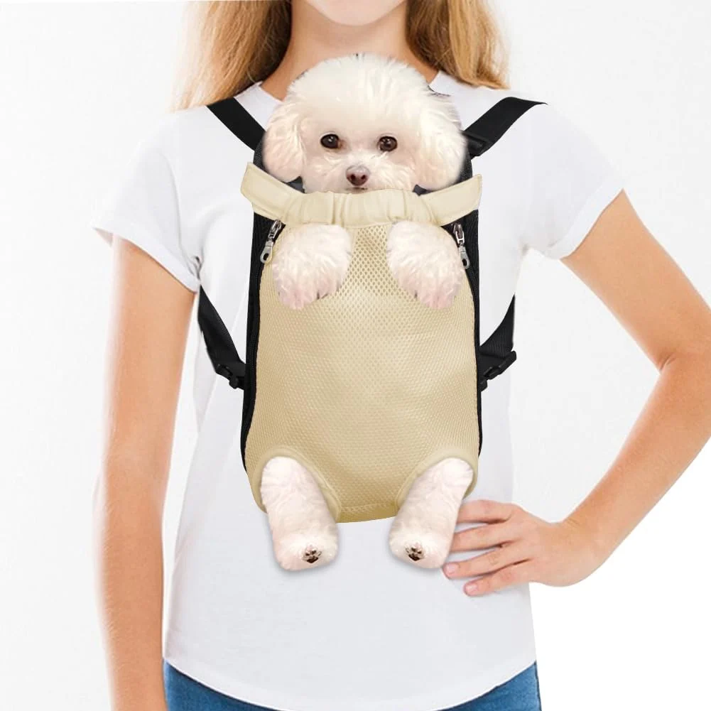 Detailed FEimaX Dog Carrier Backpack Pet Legs Out Front Cat Travel Bag Adjustable Puppy Backpacks Carriers Hands- for Small Medium Dogs Cats Hiking Traveling Camping Daily Walking Authentic