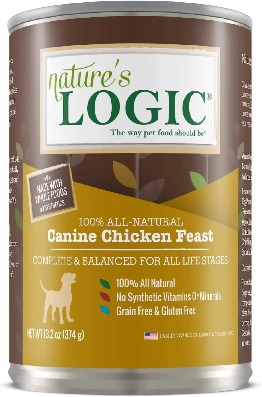Sustainable Nature’s Logic Grain- Canned Dog Food – 95 Animal Carefully Designed