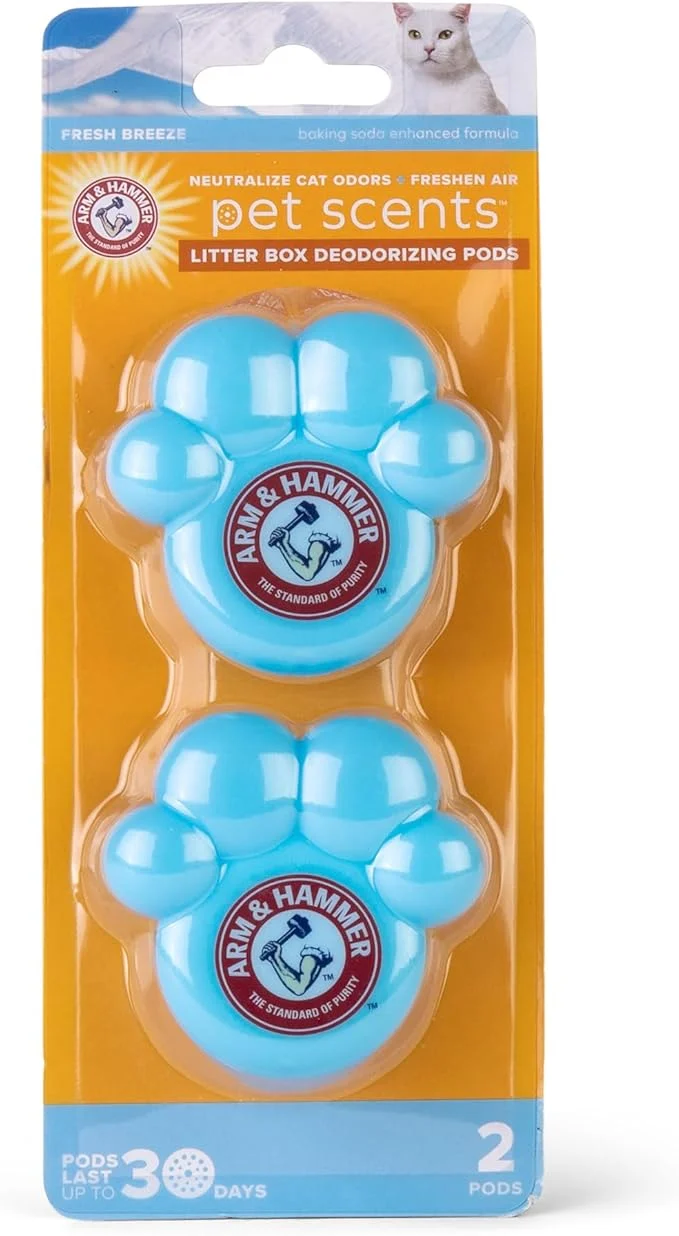 Premium Material Arm Hammer Pets Cat Litter Box Deodorizer Pods Adhesive Odor Absorbing Gel Pods with Fresh Breeze Scent for Litter Pan Area Easy Stick On Cat Box Freshener 2 Pcs PackAbout ThisOverview World-Class