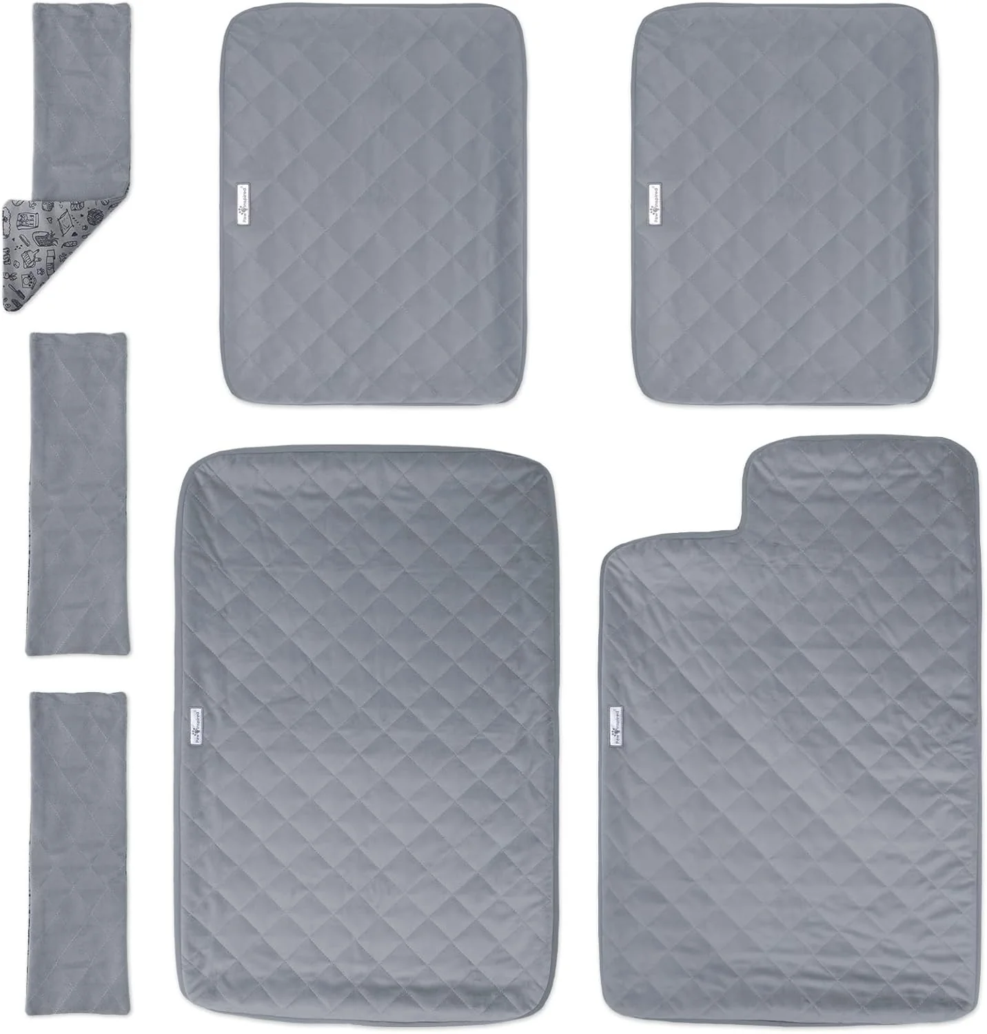 Luxury Paw Inspired Fitted Fleece Liners for Ferret Nation Critter Nation Cage for Ferrets Rats Chinchillas Hedgehogs Other Small Animals Gray Double Unit Set World-Class