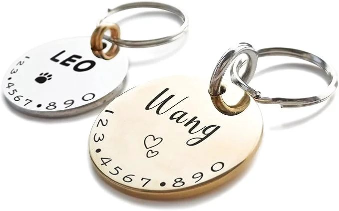 Crafted Cats Dogs ID Tags Personalized Lovely Symbols Pets Collar Name Accessories Innovative