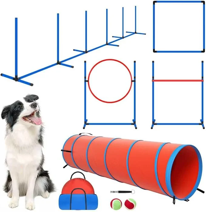 Natural Dog Agility Equipment Dog Agility Course Backyard Set Obstacle Course Backyard World-Class