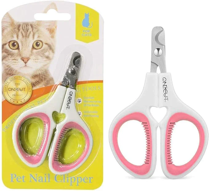 Luxury OneCut Pet Nail Clippers Update Version Cat Kitten Claw Nail Clippers for Trimming Professional Pet Nail Clippers for a Cat Puppy Rabbit Kitten Small Dog Sharp Safe Pink About ThisOverview Contemporary