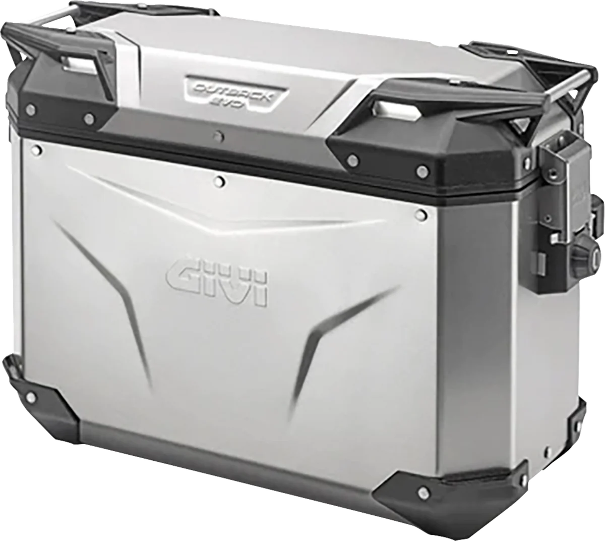 Official GIVI Outback Evo Side Case – Right – 37 Liter – Silver OBKE37ARA Contemporary