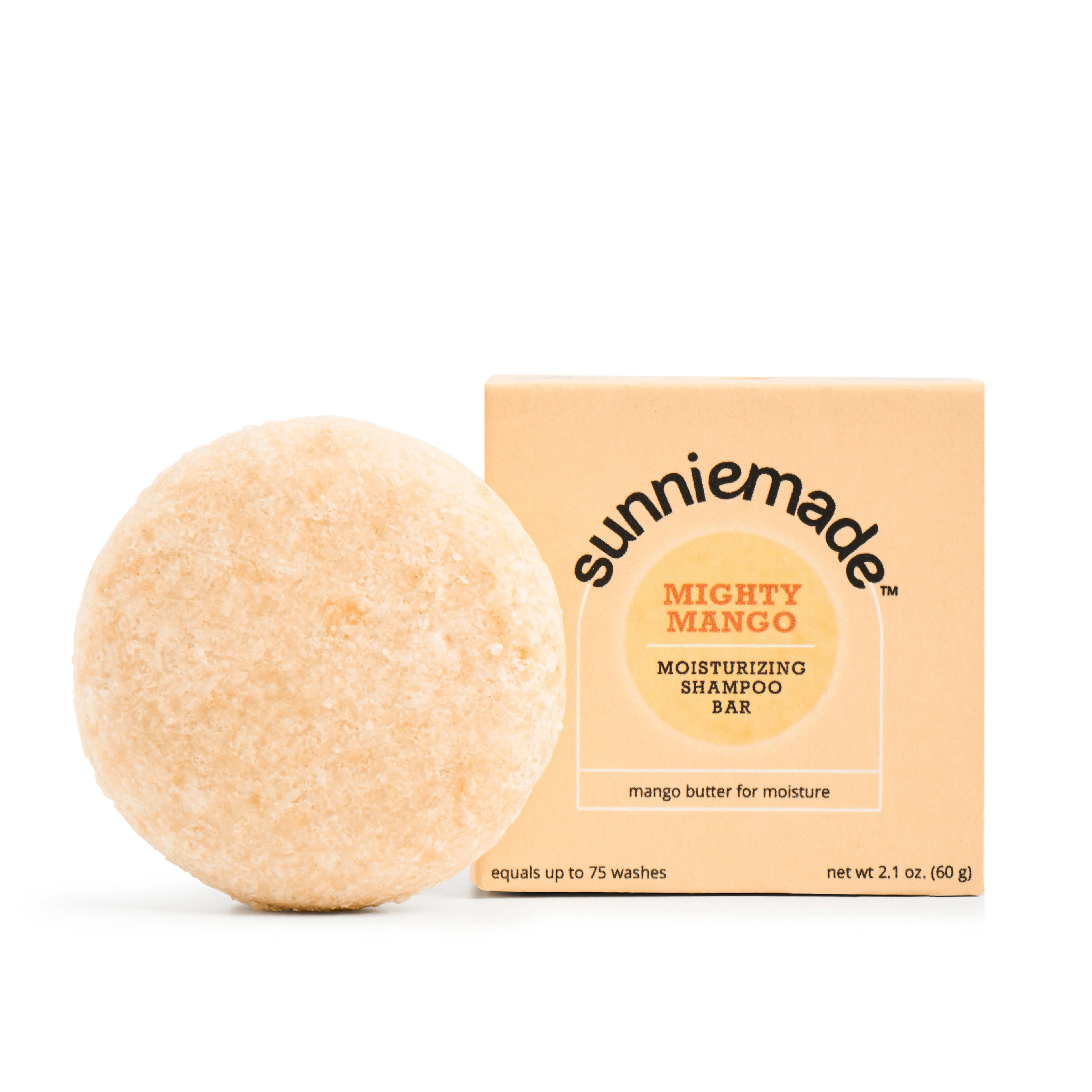 Unique Mighty Mango Moisturizing Shampoo Bar Eco-Friendly