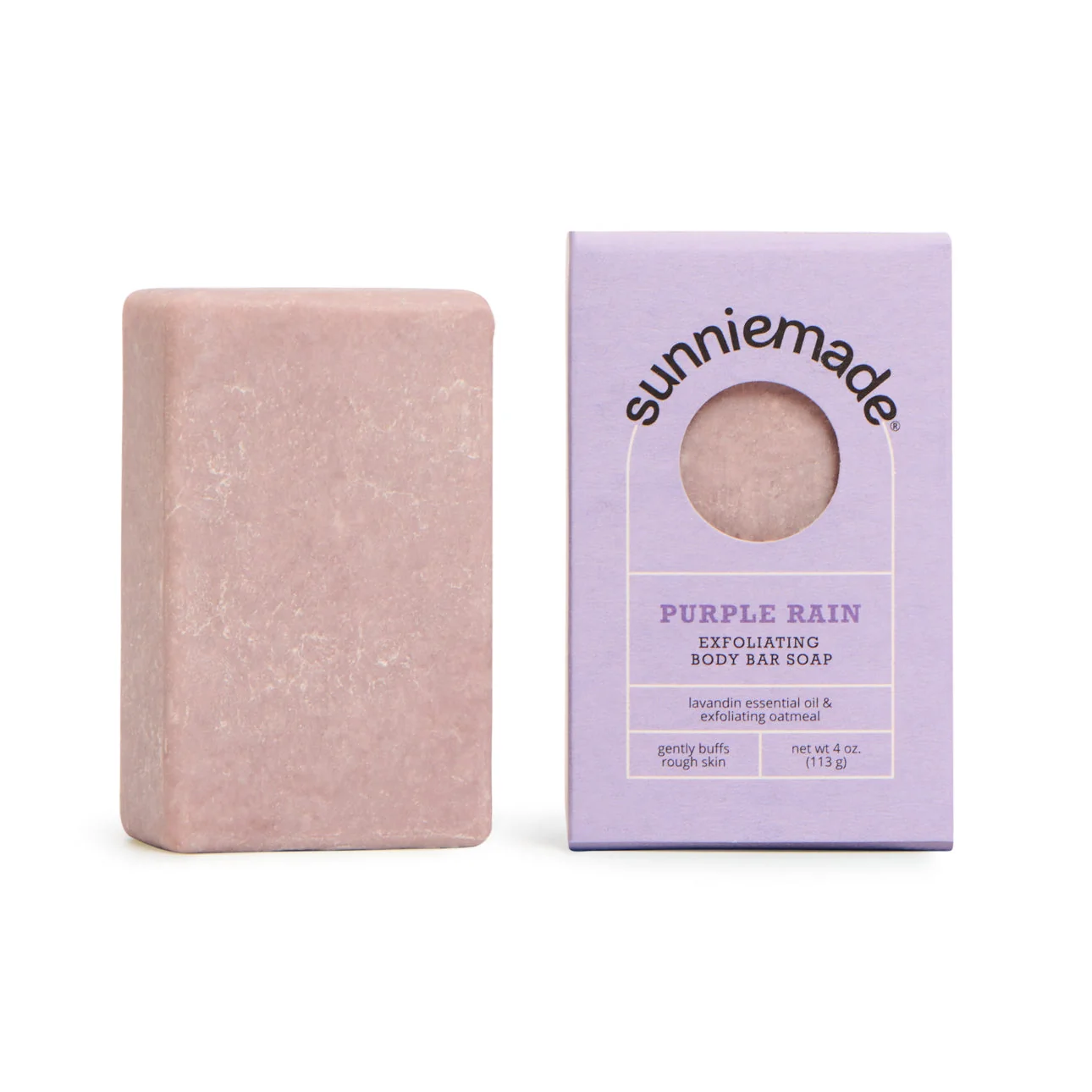 Practical Purple Rain Exfoliating Body Bar Soap Clean