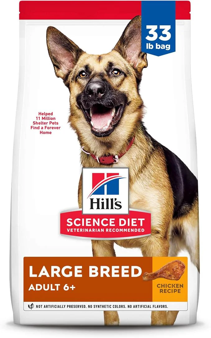 Specialty Hill’s Science Diet Adult 6 Large Breed Dry Dog Food Chicken 33 lb. BagAbout This Durable
