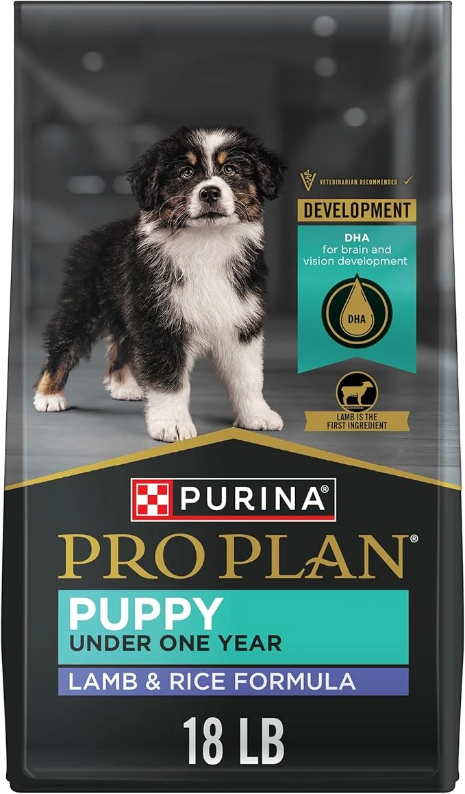 Durable Purina Pro Plan Lamb and Rice Formula Dry Puppy Food High Protein Healthy Dog Food 18 lb. BagAbout This Carefully Designed