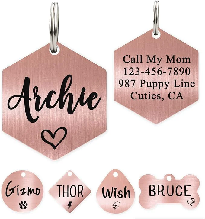 Casual Ultra Joys Custom Personalized Dog ID Tag World-Class