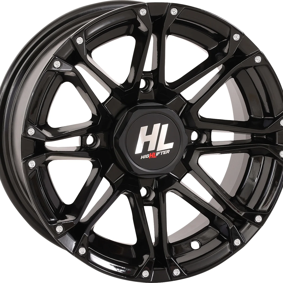 Easy-to-Use HIGH LIFTER Wheel – HL3 – Front Rear – Gloss Black – 12×7 – 4 156 – 4 3 10 mm 12HL03-1256 Refined